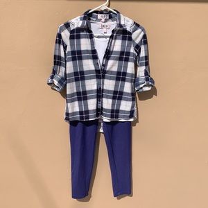 R n B girls 3 pc outfit.